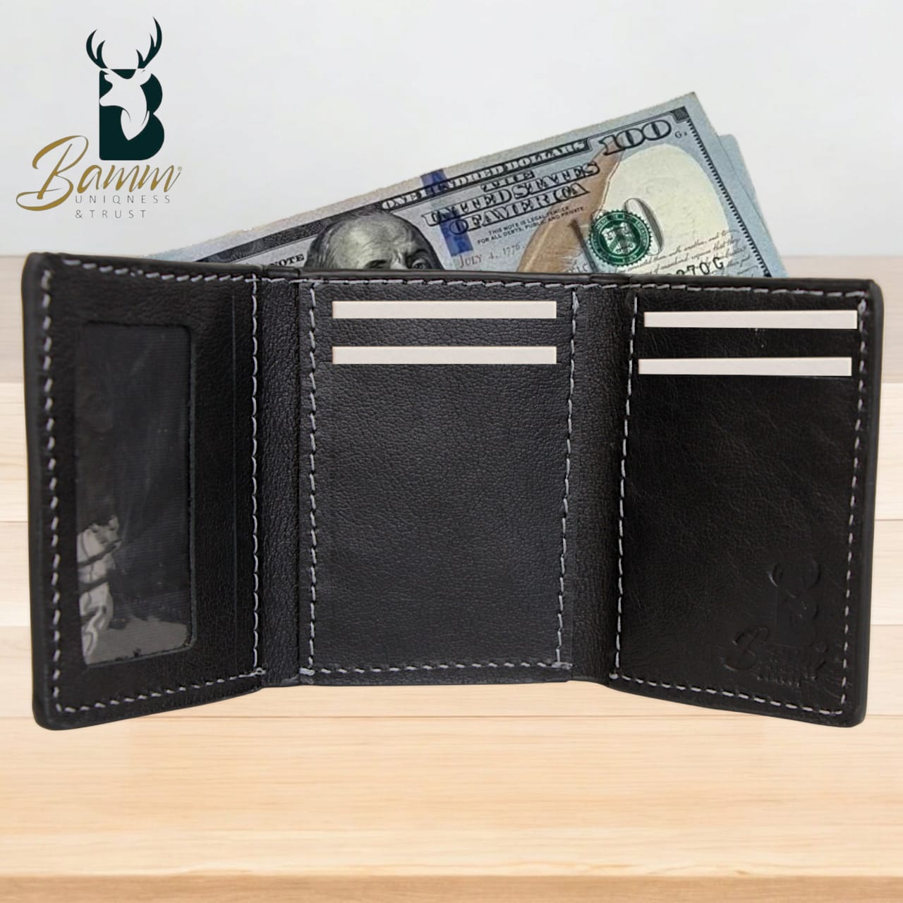 Wallet Natural Leather Brown 3 Layer-2214
