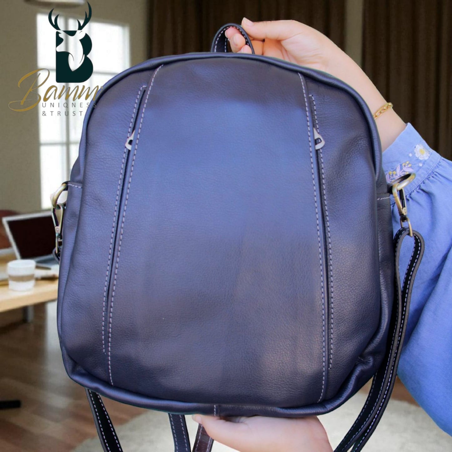 Women’s Genuine Leather Crossbody and Handbag – Elegant Purse