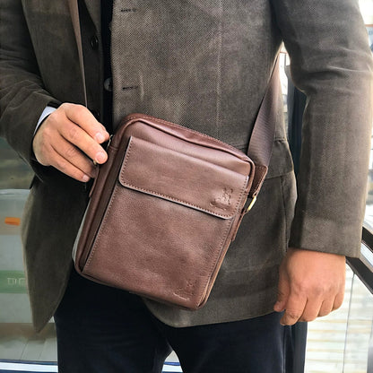 Natural Leather Crossbody Bag-2804