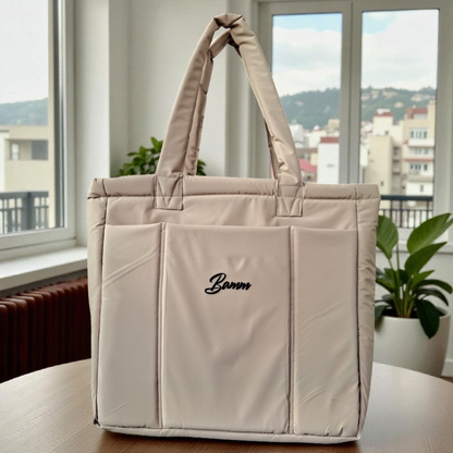 Women’s Waterproof Laptop Bag – Padded Shockproof Interior with Front Pocket & Divided Main Compartment – Size 35×37×10 cm