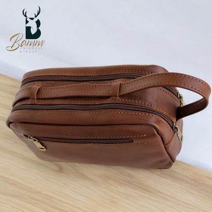 Elegant men's leather handbag 2243-1