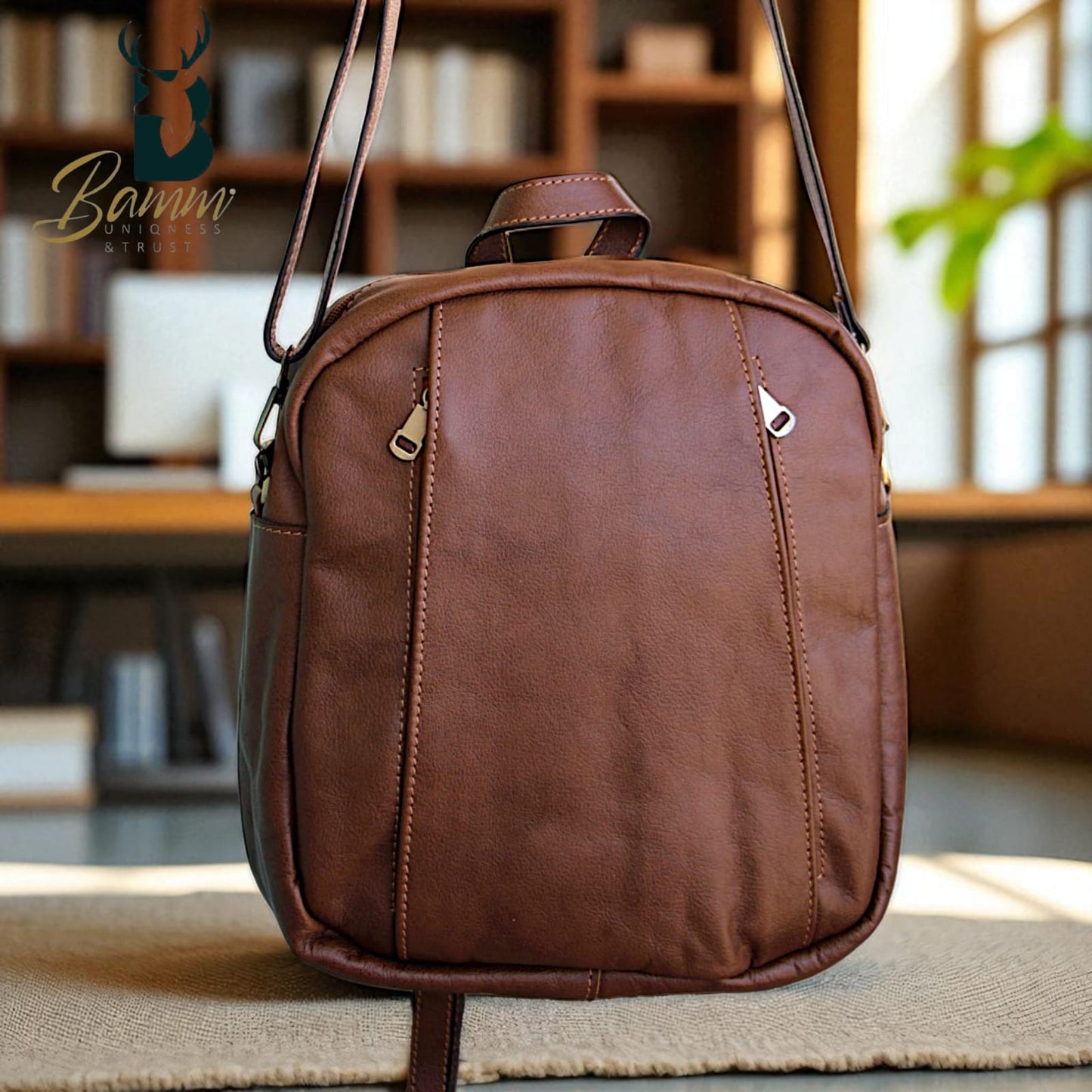 Women’s Genuine Leather Crossbody and Handbag – Elegant Purse