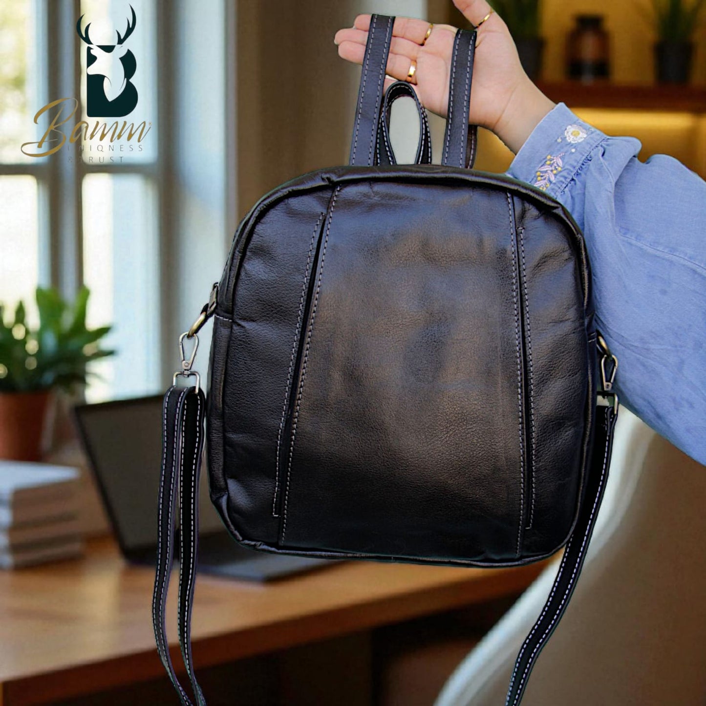 Women’s Genuine Leather Crossbody and Handbag – Elegant Purse