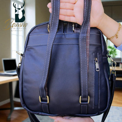 Women’s Genuine Leather Crossbody and Handbag – Elegant Purse