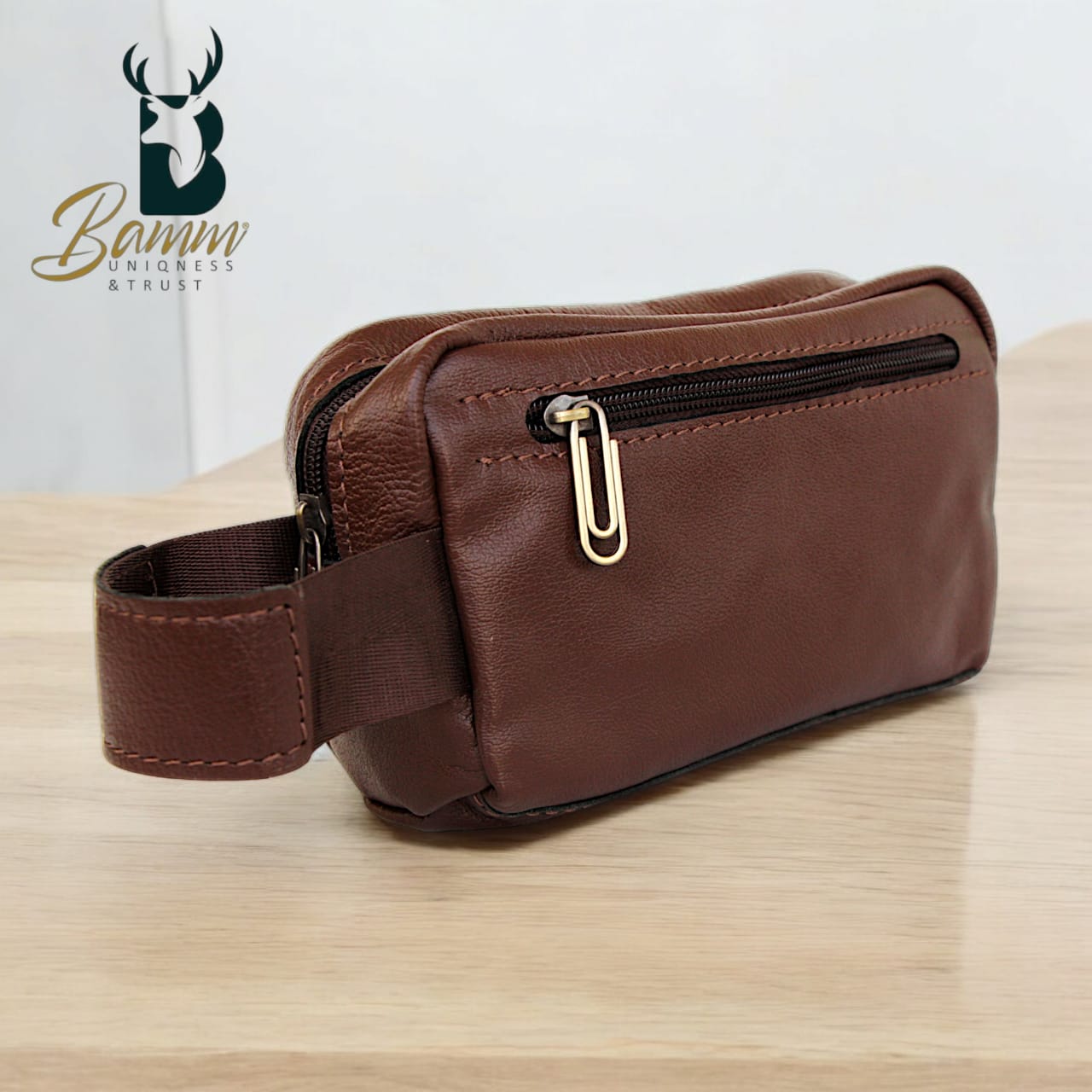 Natural Leather Bag  From Bamm