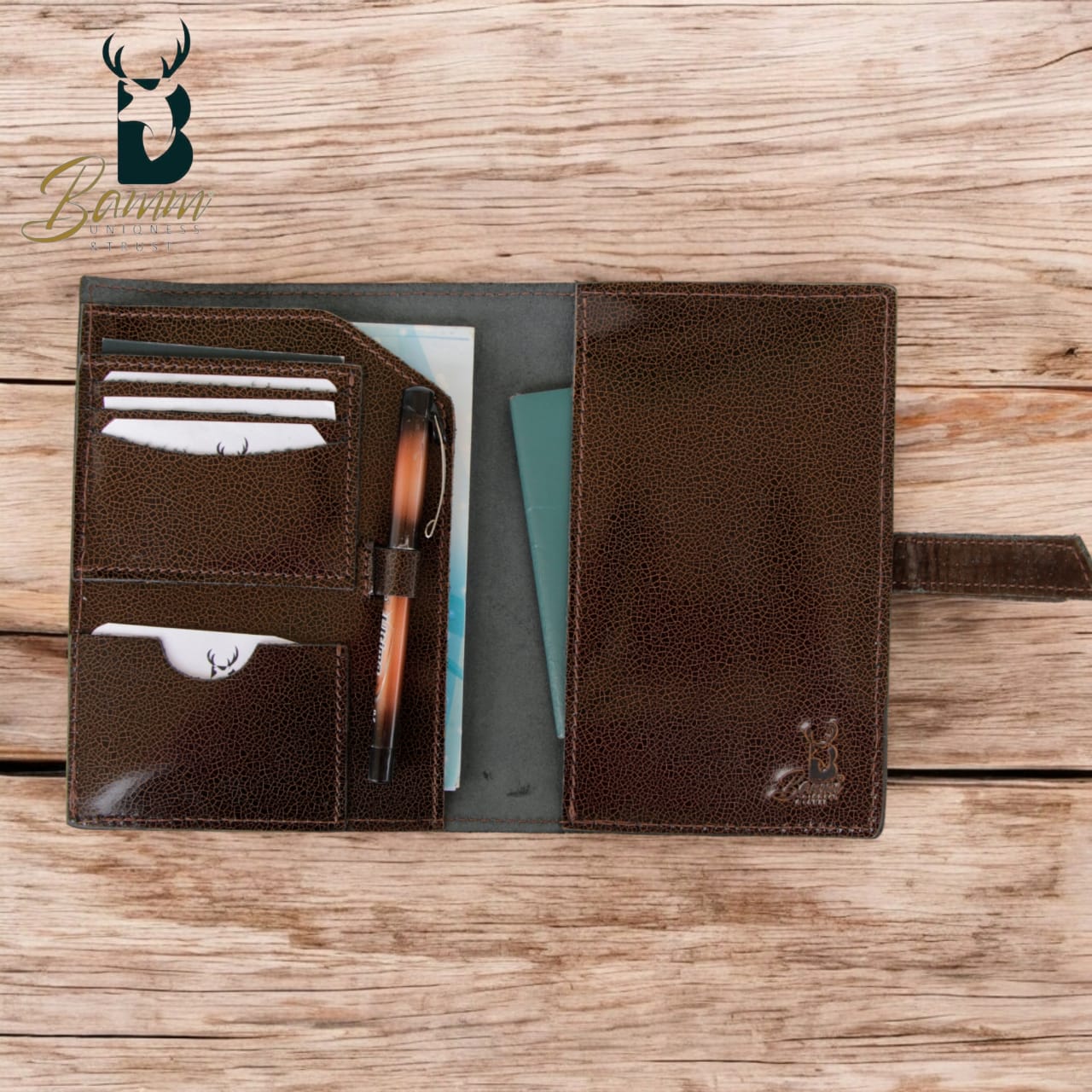 Natural Leather Document Wallet 2320