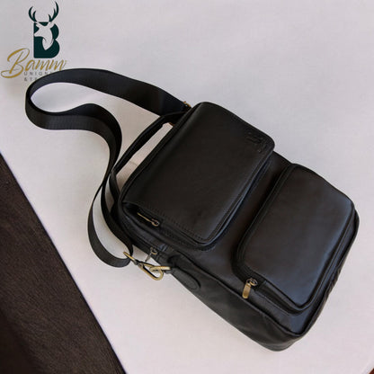Men's Genuine Leather Handbag – Elegant & Functional Design