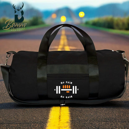 Men's Gym Bag – Water-Resistant Polyester – Side & Front Zipper – Rust-Free Hardware – Imported Satin Handle – Durable & Functional 1111