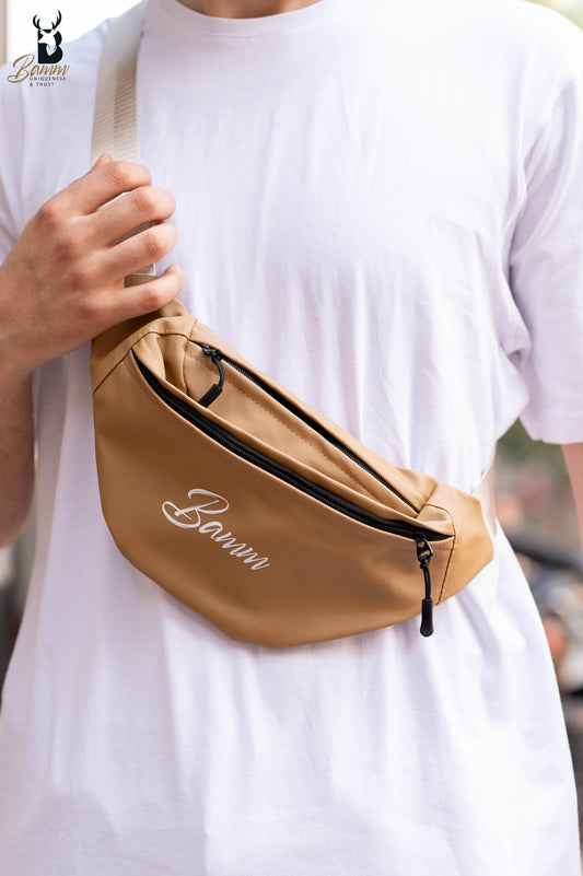 Stylish Waist Bag For Everyday Use - Adjustable Strap With Multiple Pockets .