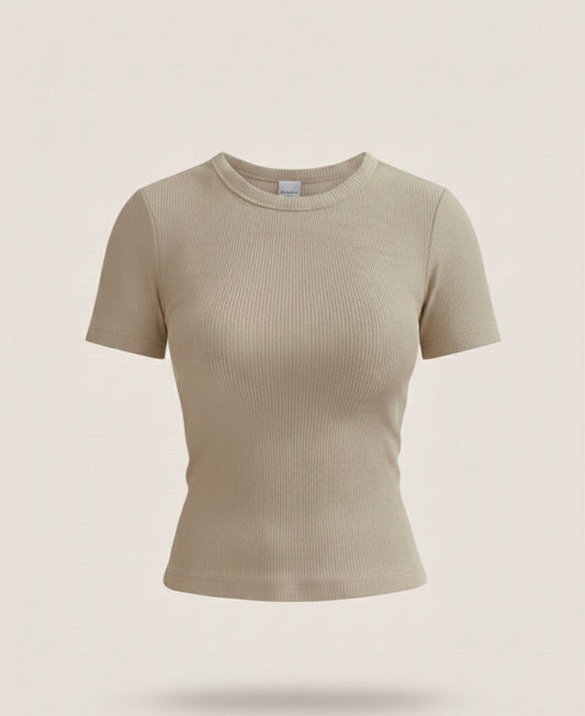 Essential Half Sleeve Top - One Size - Stretch Fit