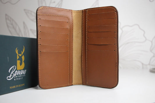 Genuine leather travel document holder-2221