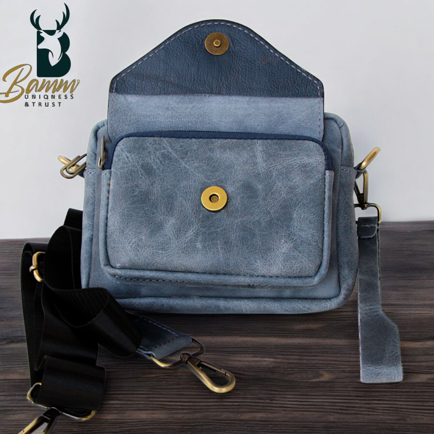 Men's Genuine Leather Crossbody Bag – Stylish & Practical Design