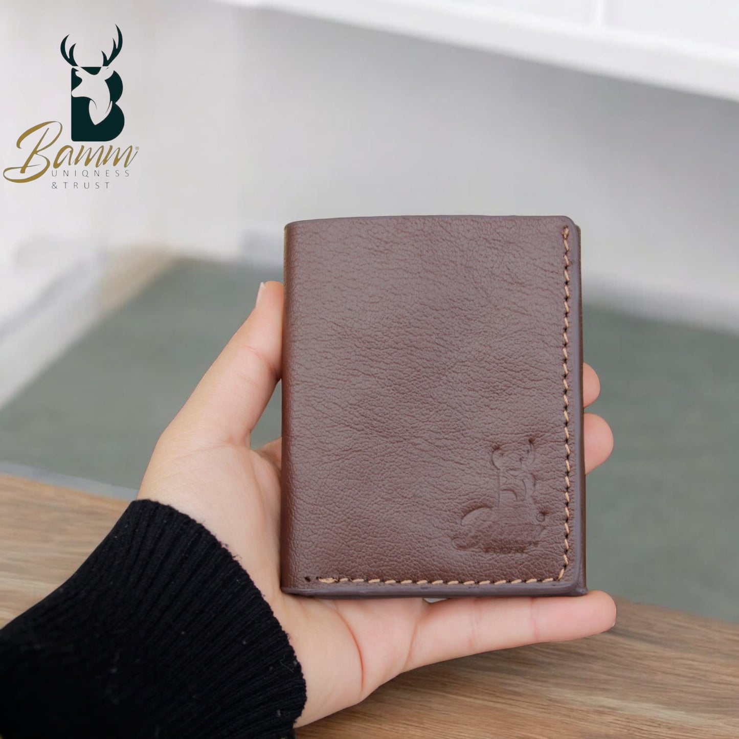 Wallet Natural Leather Brown 3 Layer-2214