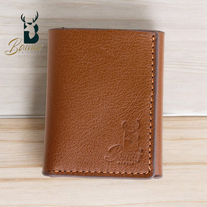 Wallet Natural Leather Brown 3 Layer-2214