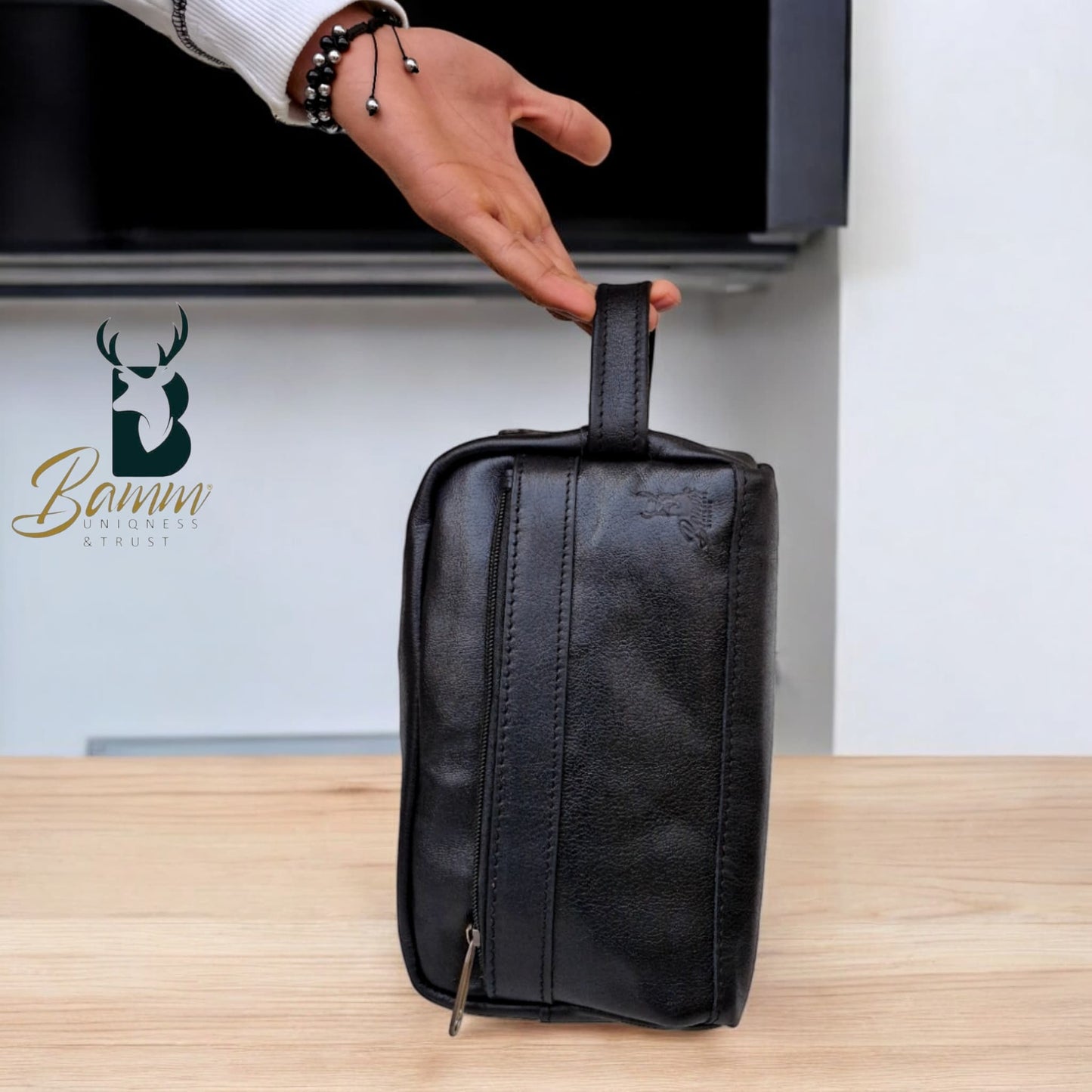 Natural Leather Hand Bag