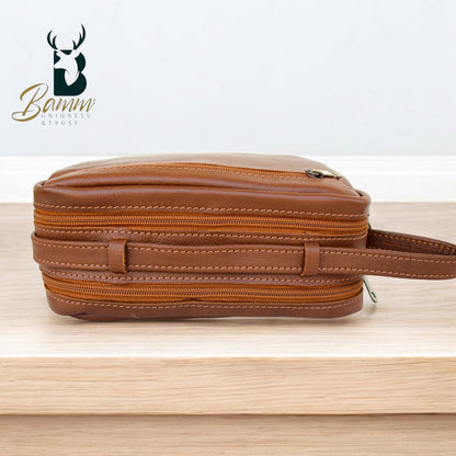 Elegant men's leather handbag 2243-1