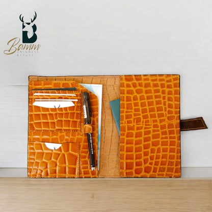 Natural Leather Document Wallet 2320