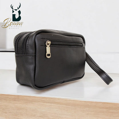 Elegant men's leather handbag 2814