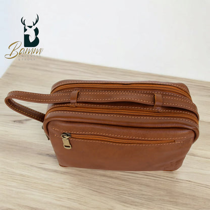 Elegant men's leather handbag 2243-1