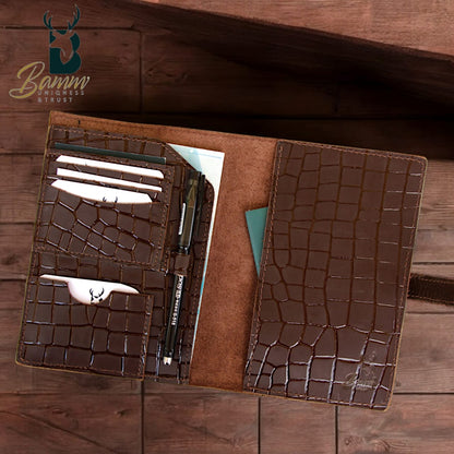 Natural Leather Document Wallet 2320