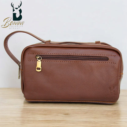 Elegant men's leather handbag 2243-1