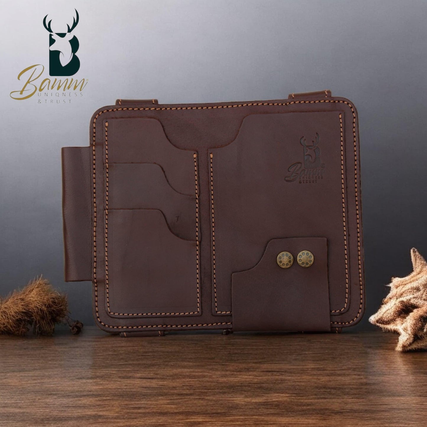 Bamm Leather Car Sun Visor Organizer – Keep Your Essentials Neat & Accessible! 6101